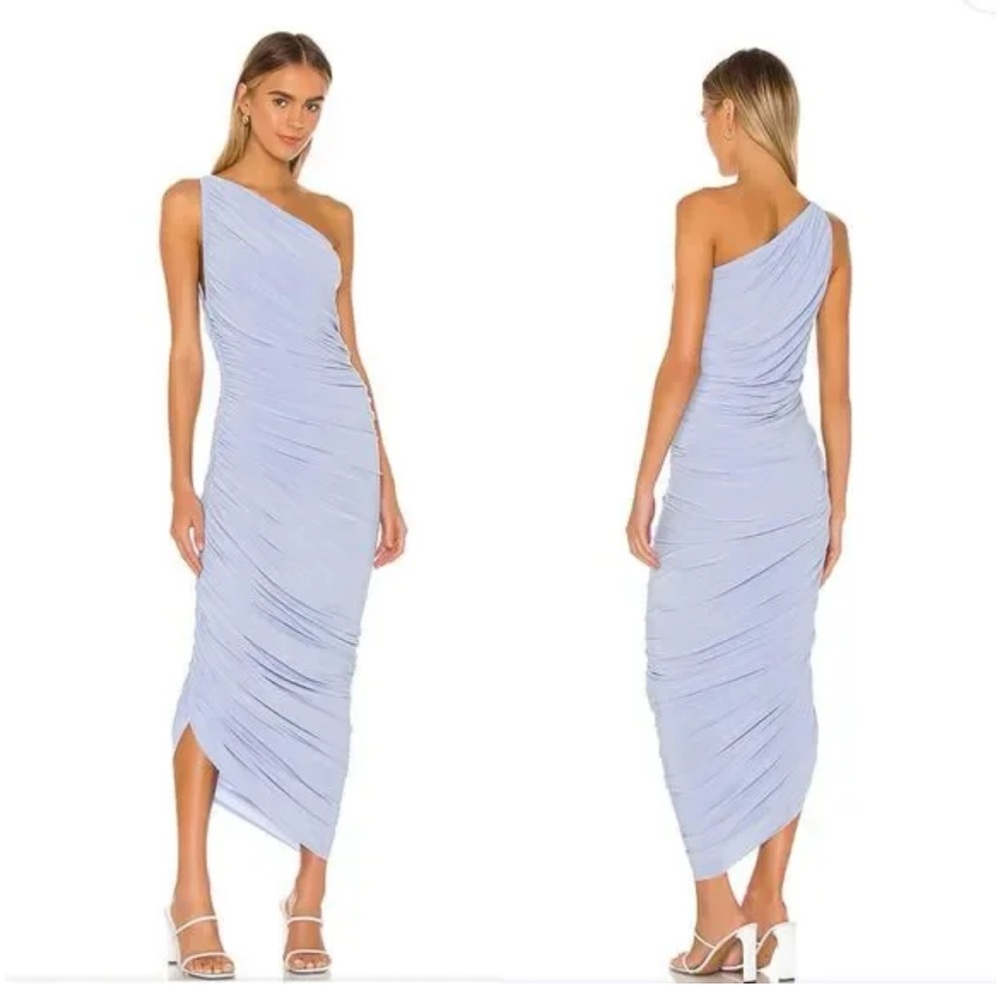 Norma Kamali x REVOLVE Diana Gown Dress Celestial Blue